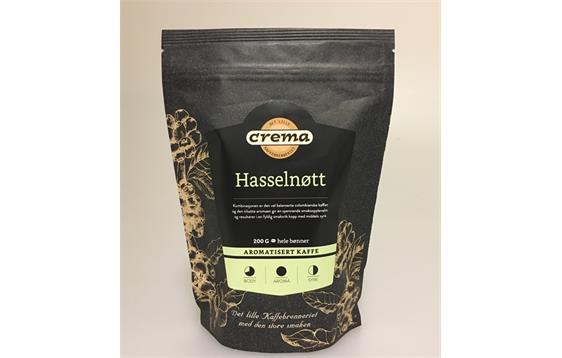 9417751 Crema 3024-HB Kaffe Crema aromakaffe Hasseln&#248;tt 200 gr. kaffe hele b&#248;nner